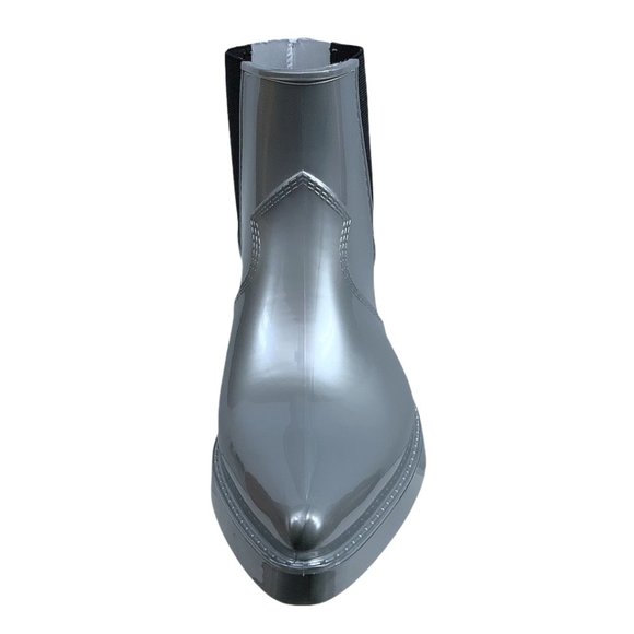 Calvin Klein Cole Metallic Rubber Ankle Boots - Picture 5 of 11